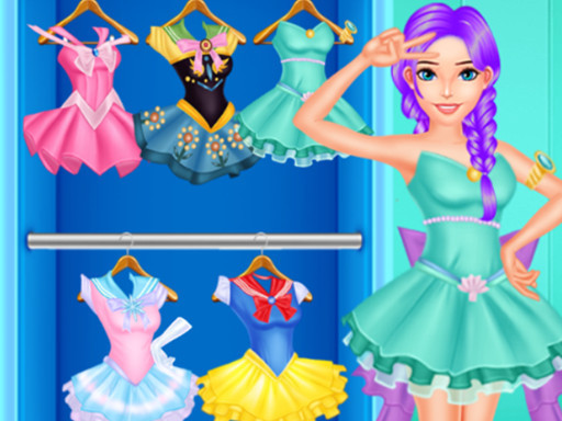 Fashion Girl Cosplay Sailor Challenge