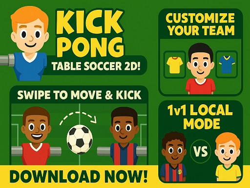 Kick Pong   Table Soccer